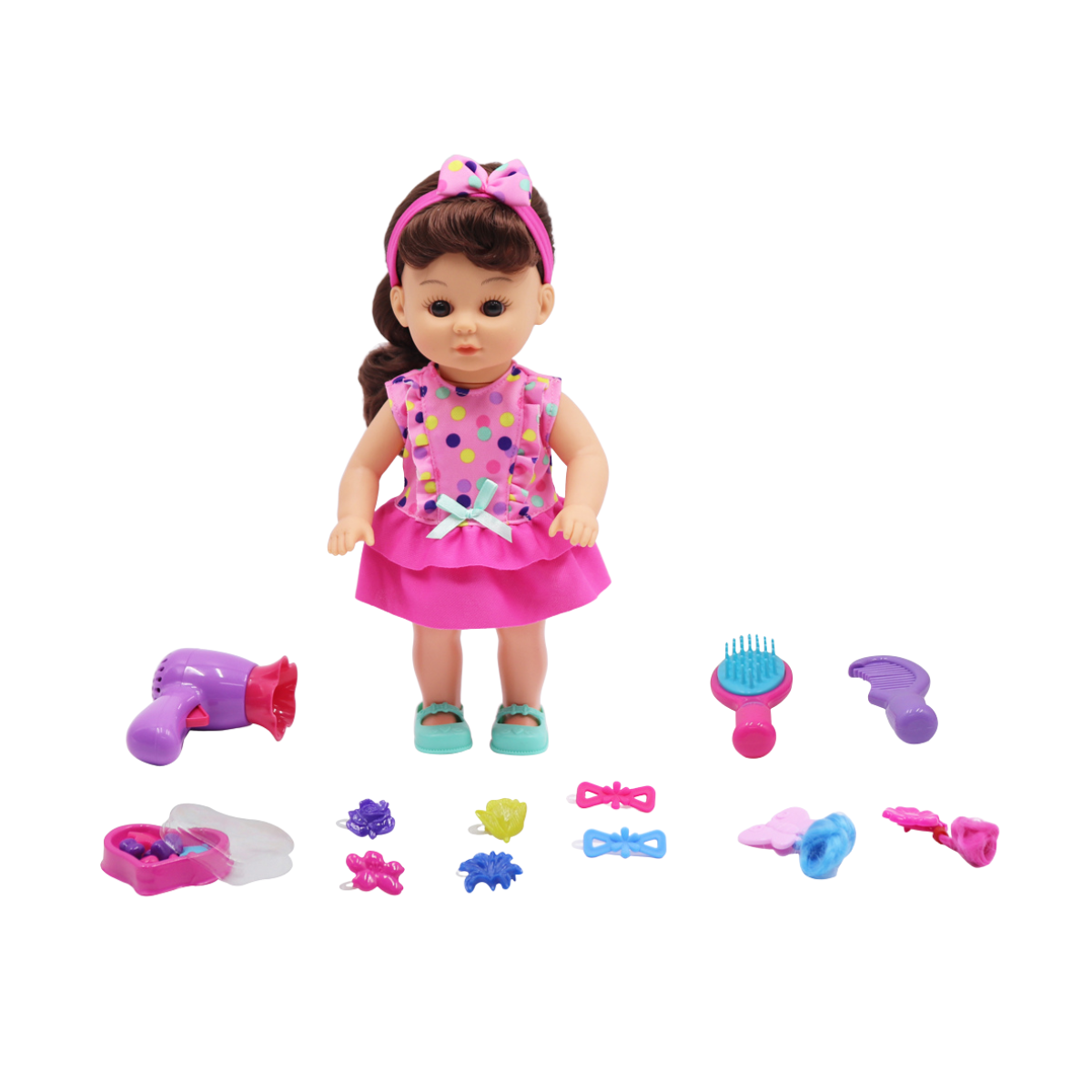 Muñeca con Accesorios para el Cabello