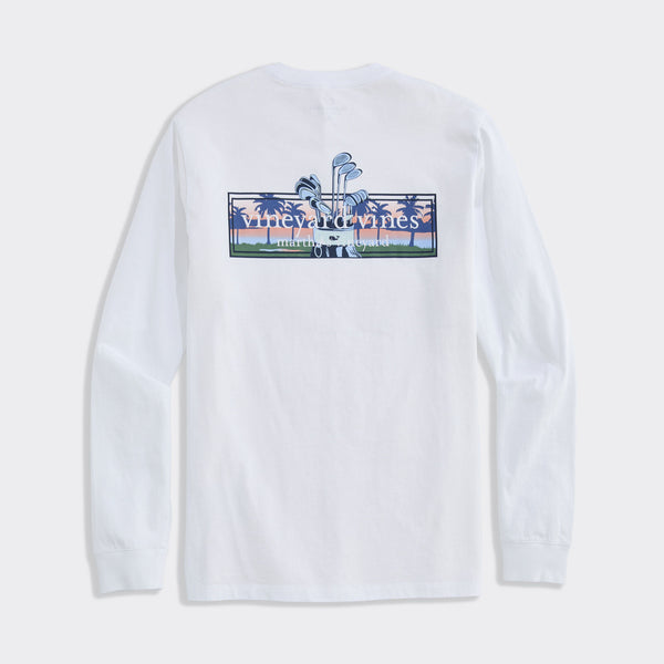 Vineyard Vines Camiseta para Hombre White Cap