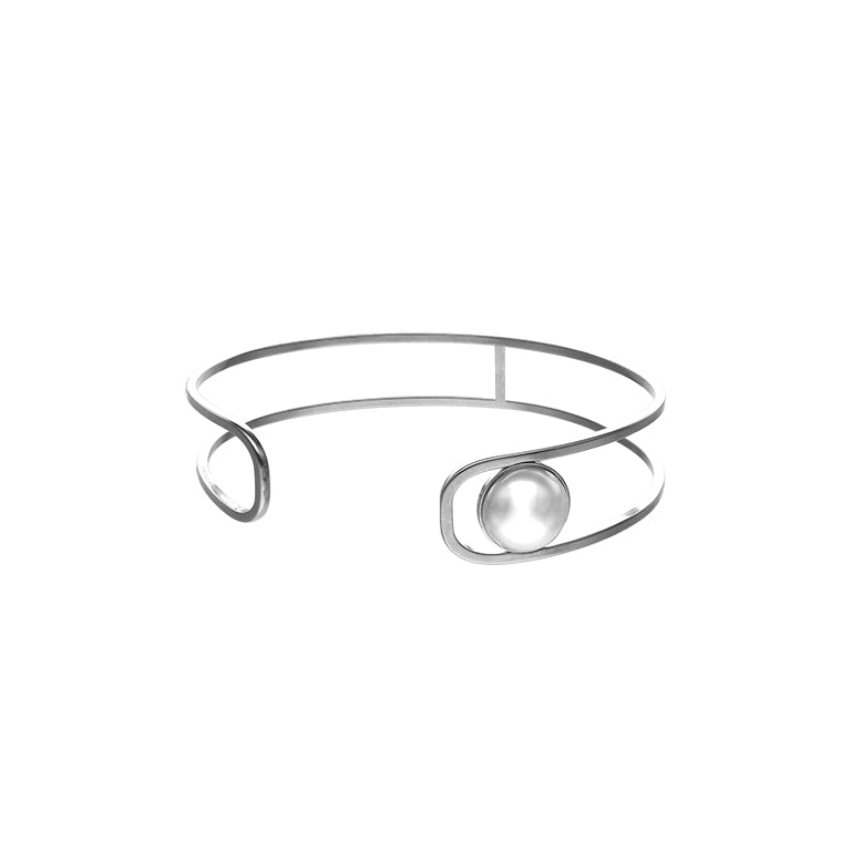 Majorica  | Atenea Pulsera  De Plata Rodia Perla