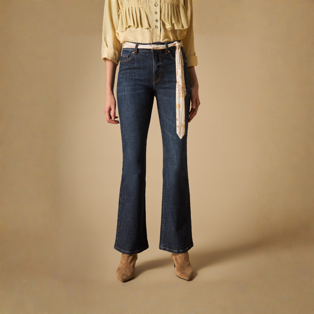 Esprit | Jean Wide Leg Cintura Alta Para Mujer