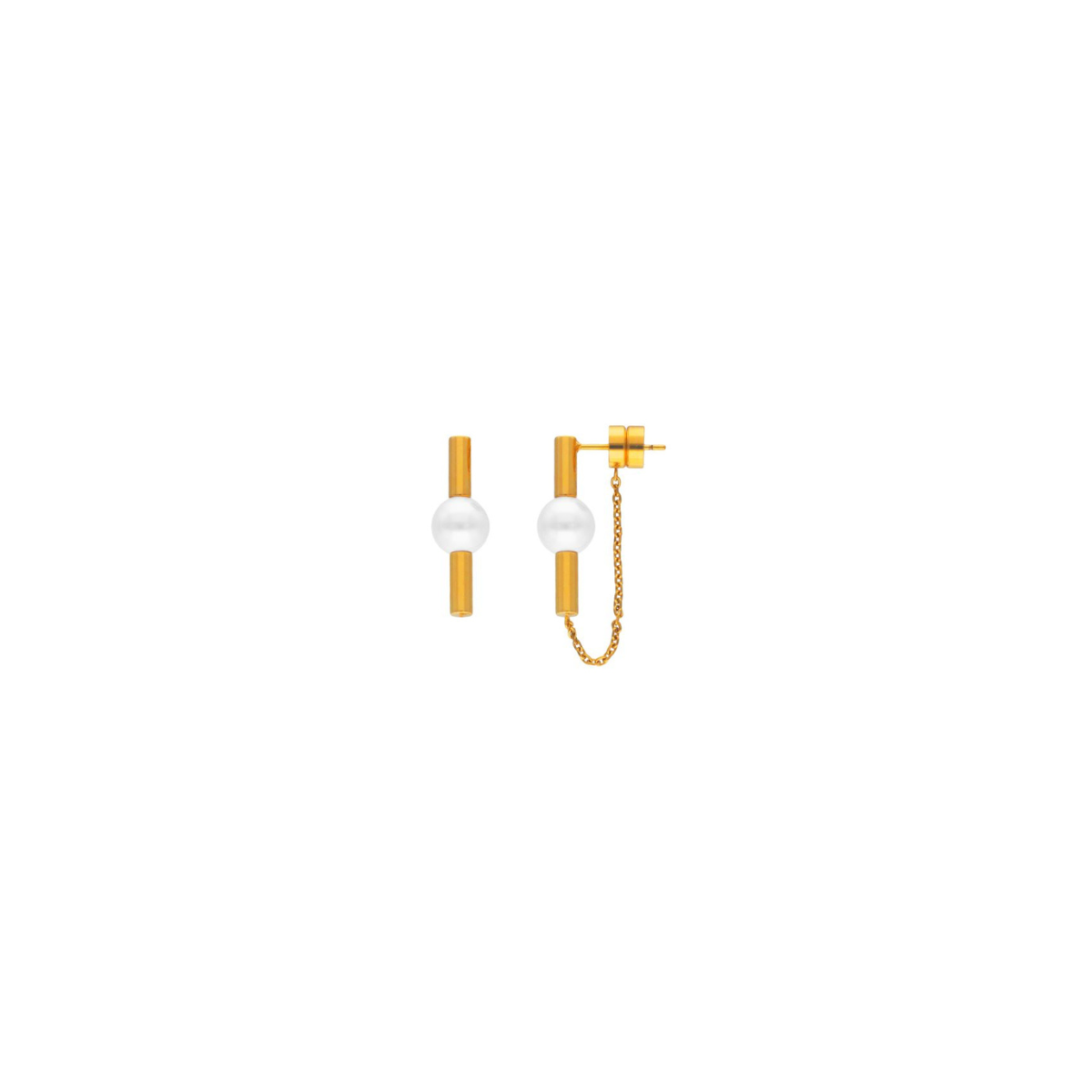 Majorica | Aretes Pendientes Con Cadena