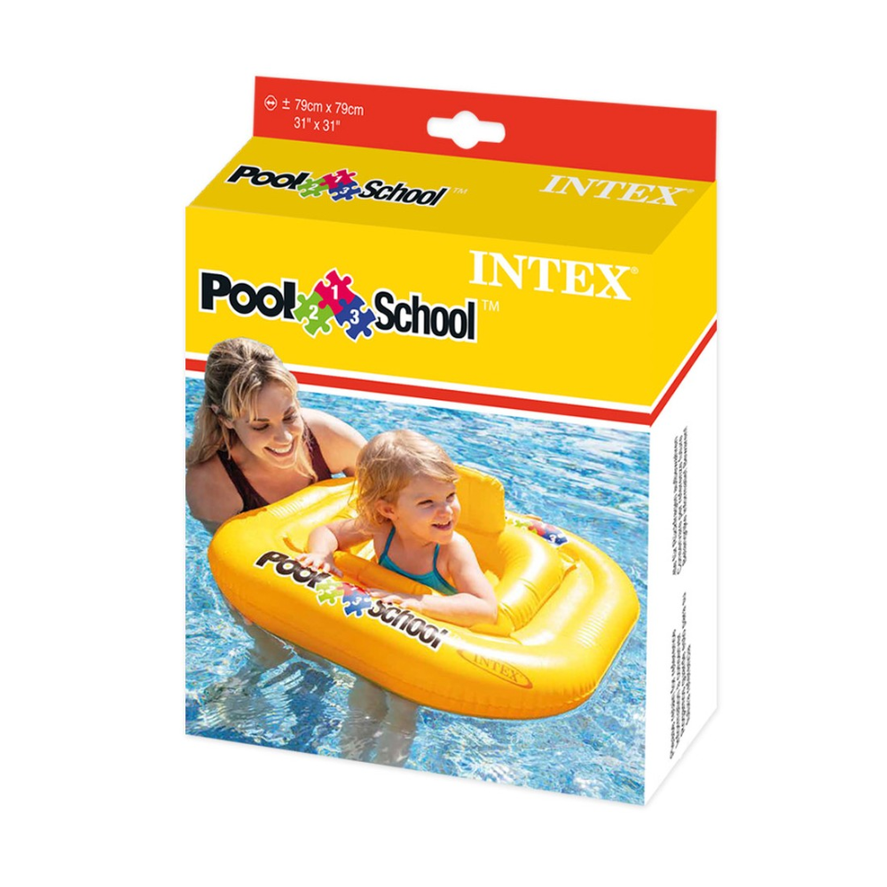 Intex | Flotador Inflable Cuadrado para Bebé