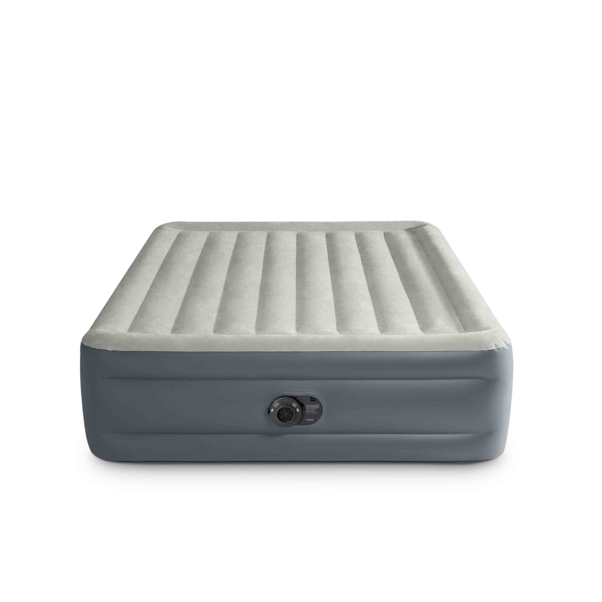 Intex | Colchón Inflable Queen Essential Rest con Tecnología Fiber-Tech™ y Bomba Integrada