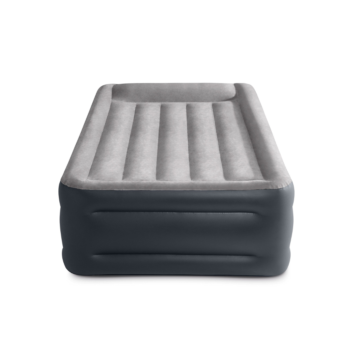 Intex | Colchón Inflable Twin Deluxe Pillow Rest con Fiber-Tech™ y Bomba Integrada