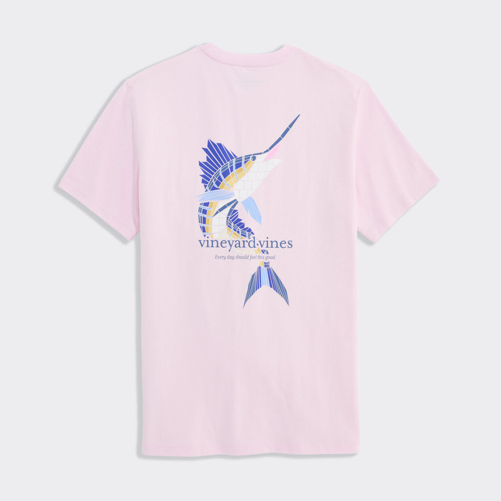 Vineyard Vines | Camiseta de manga corta con bolsillo Tile Marlin
