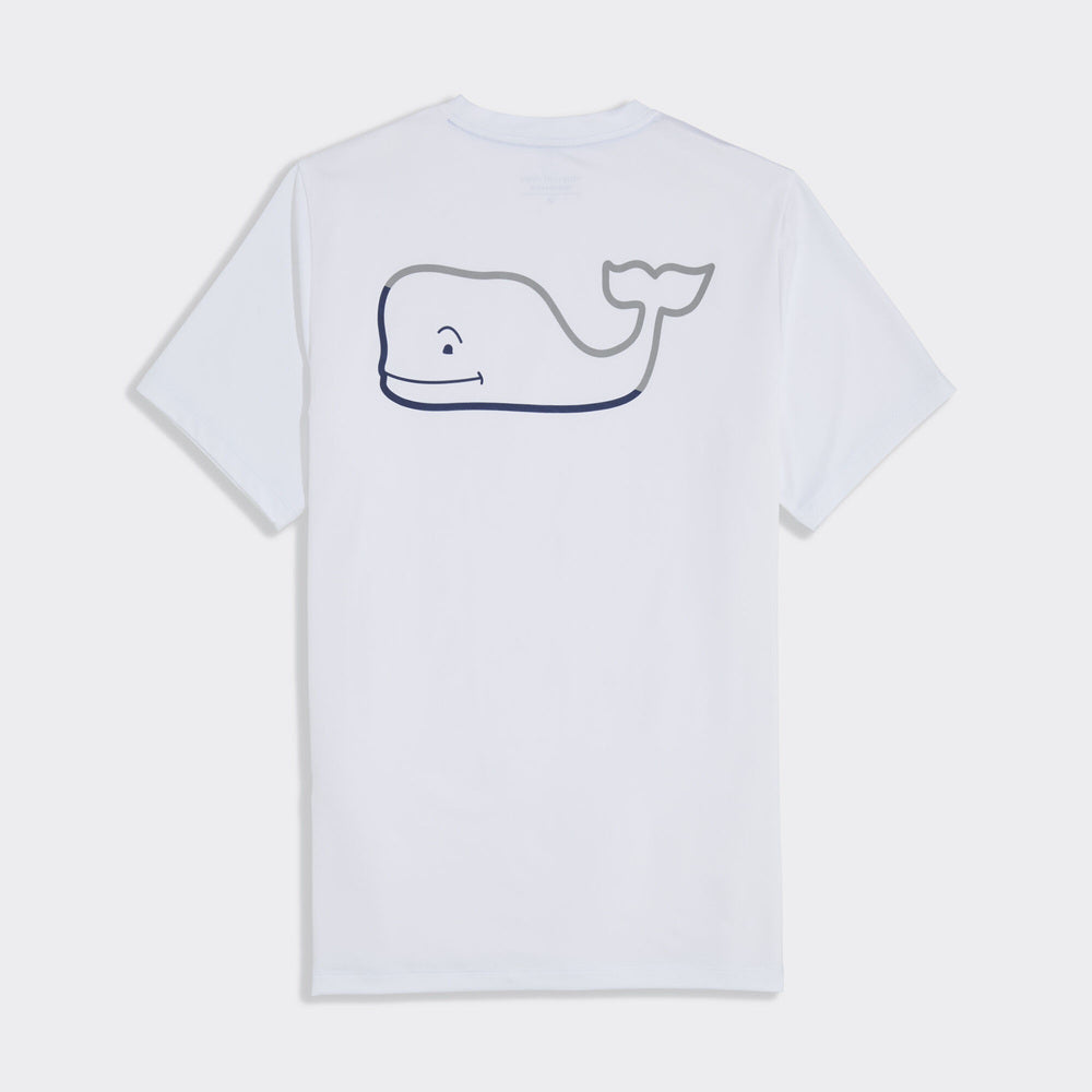 Vineyard Vines | Performance Burgee Whale de manga corta Harbor Camiseta