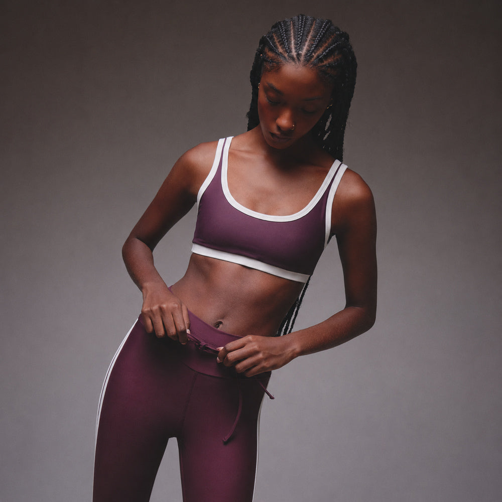 Vivant | Top deportivo Leaf azul