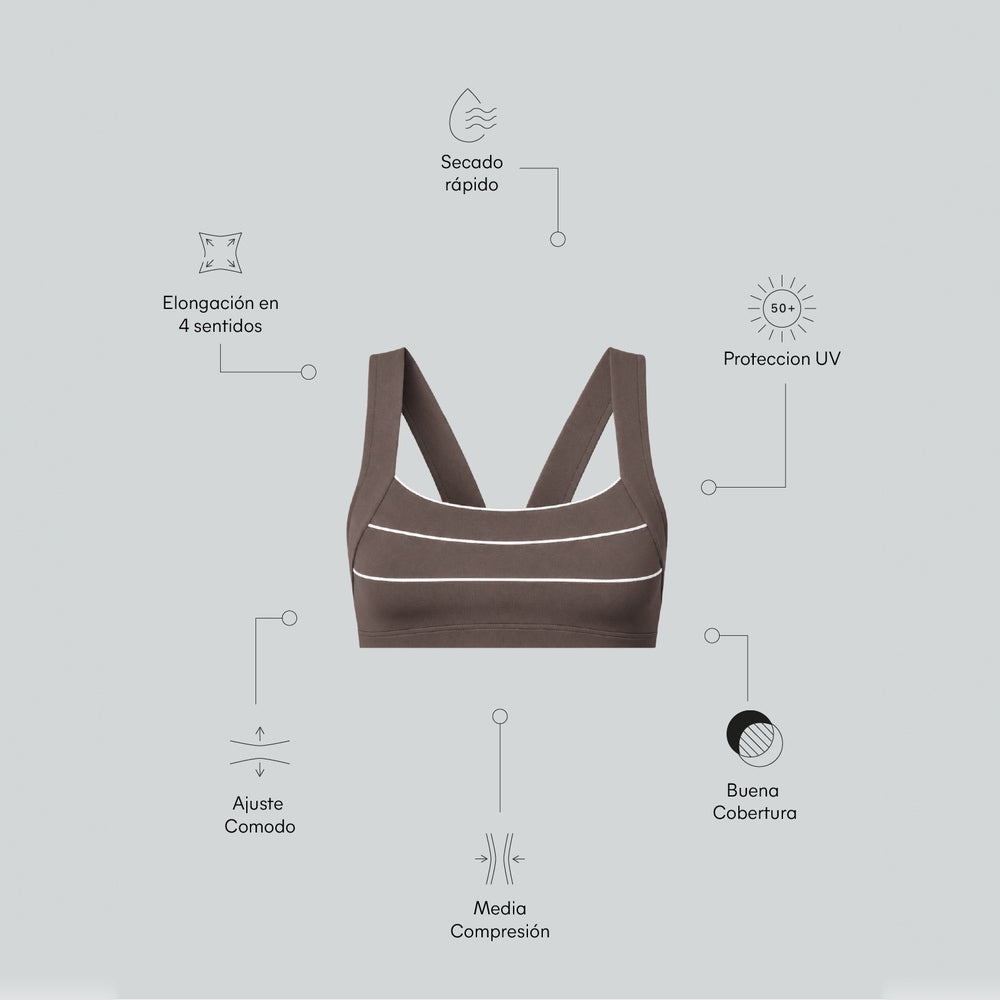 Vivant | Top deportivo Elite gris