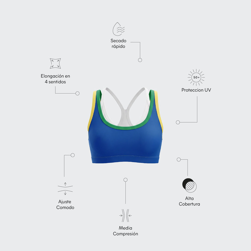 Vivant | Top deportivo Freedom azul