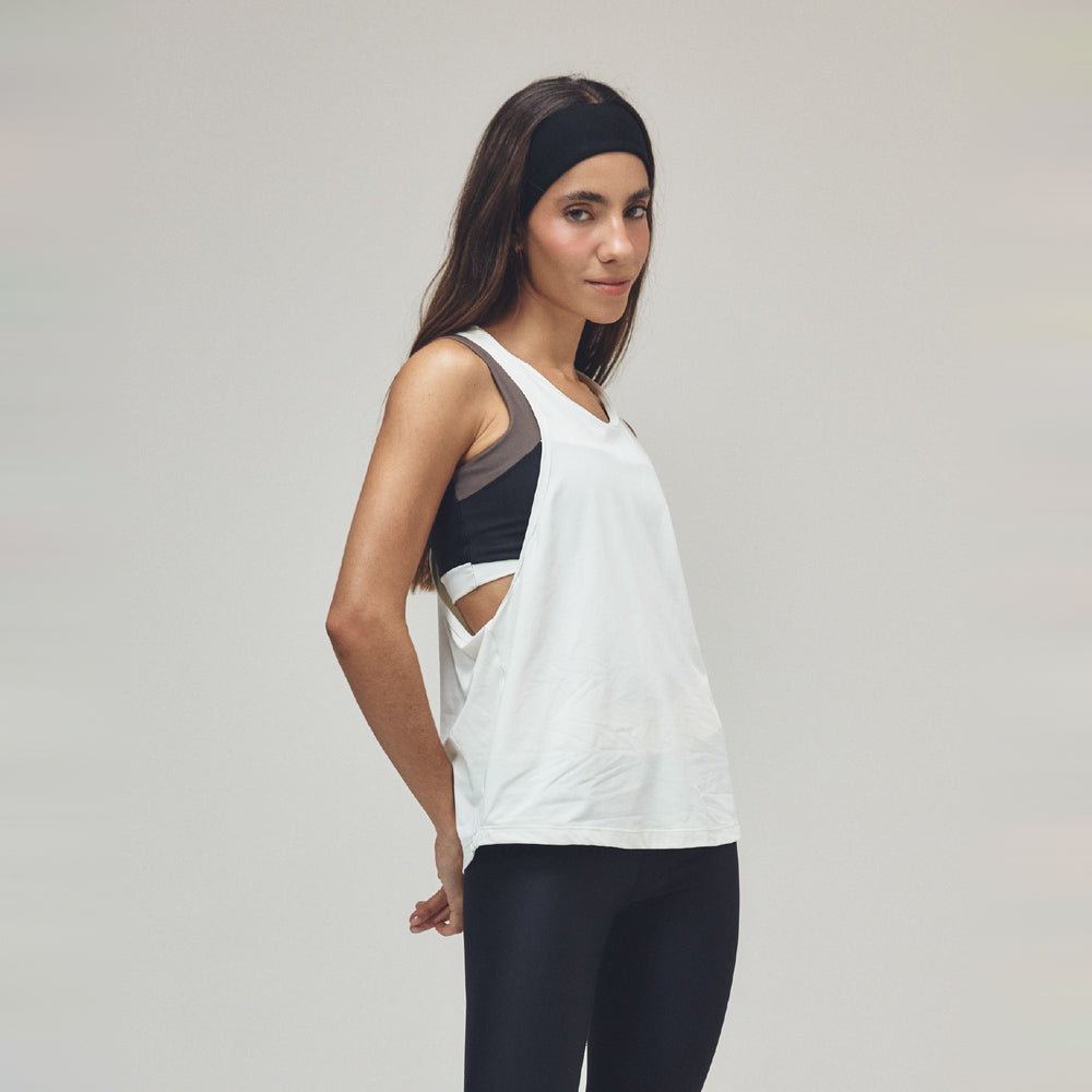 Vivant | Camiseta Lunge gris sin mangas