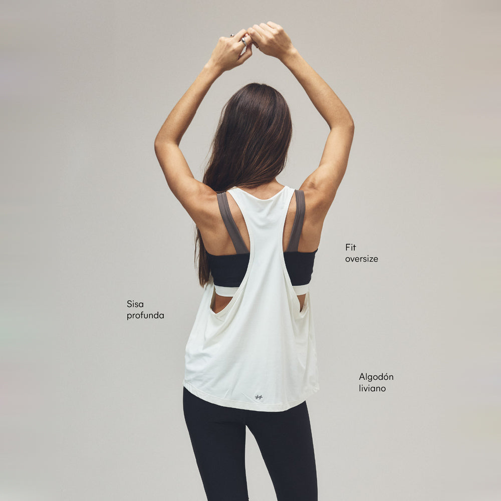 Vivant | Camiseta Lunge gris sin mangas