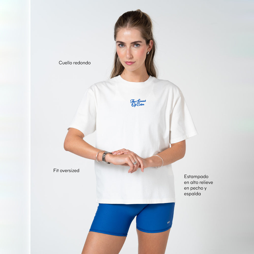 Vivant | Camiseta Groove cruda oversize