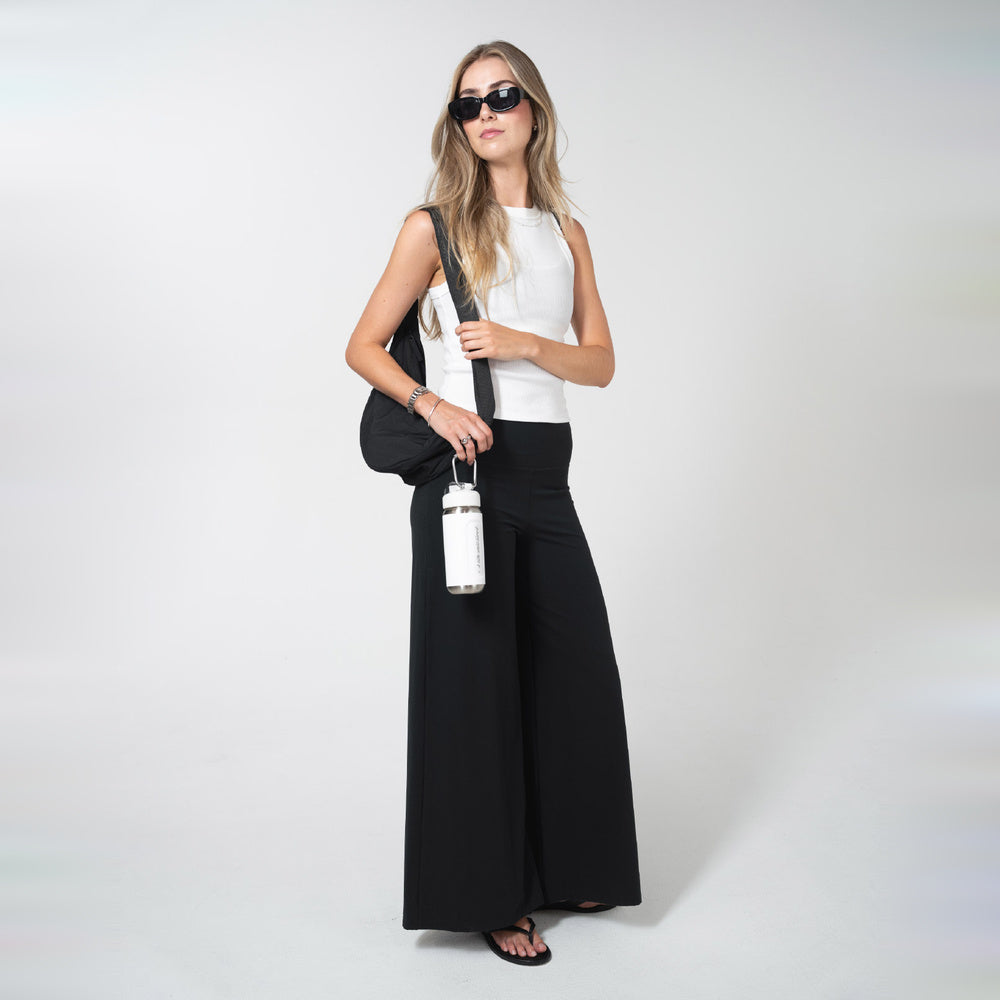 Vivant | Pantalón Loose negro de pierna ancha