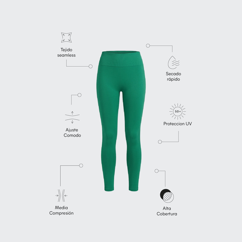 Vivant | Legging Step verde seamless