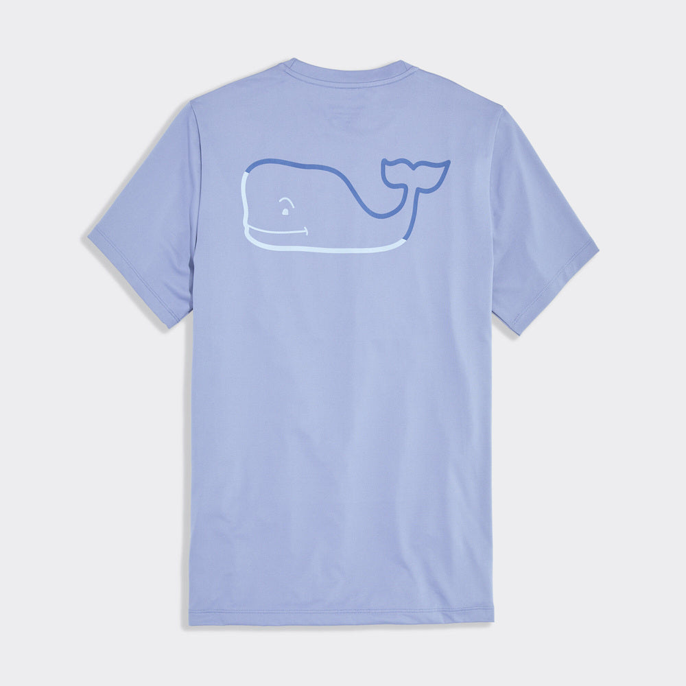 Vineyard Vines | Performance Burgee Whale de manga corta Harbor Camiseta