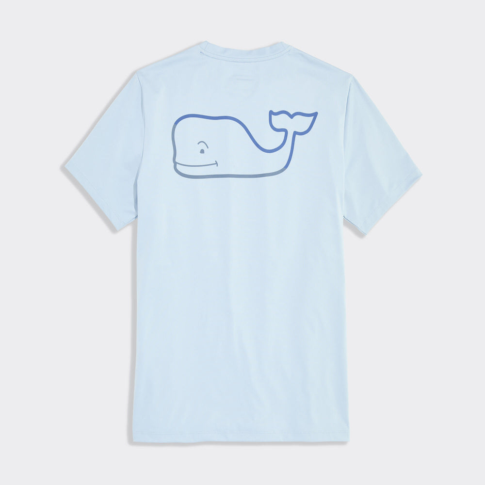 Vineyard Vines | Performance Burgee Whale de manga corta Harbor Camiseta