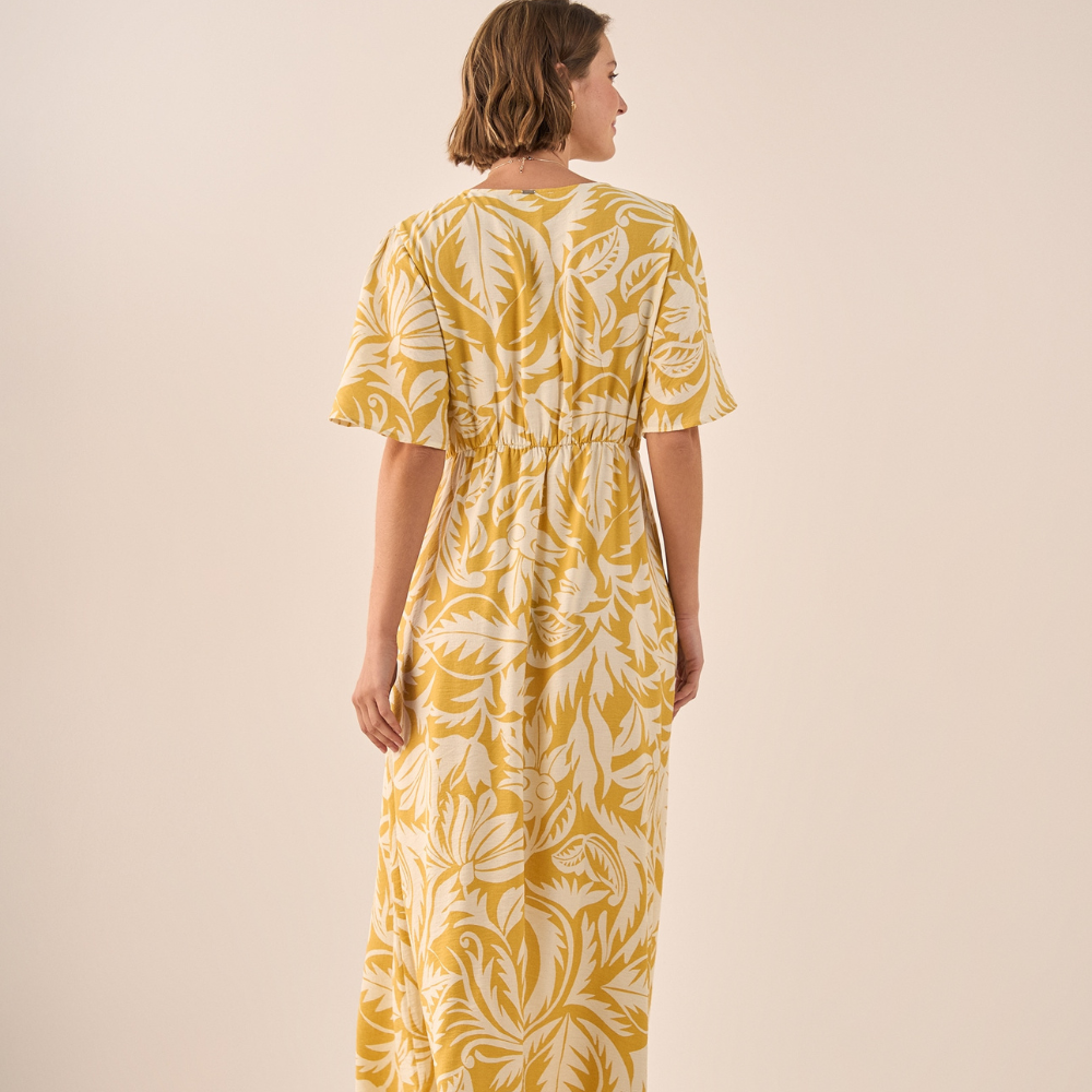 Esprit | Vestido Maxi con Estampado Tropical