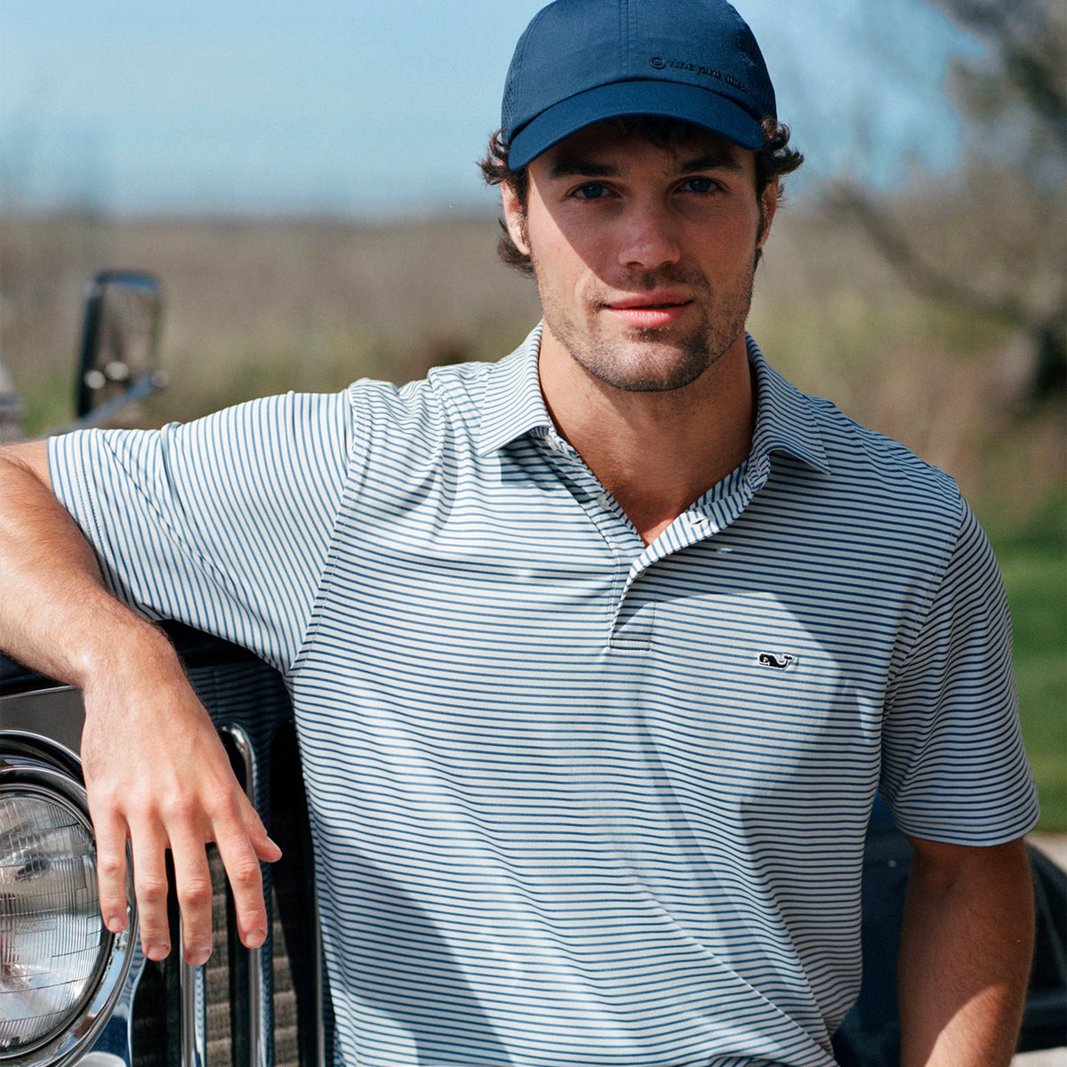 Vineyard Vines | Polo Bradley a rayas Sankaty