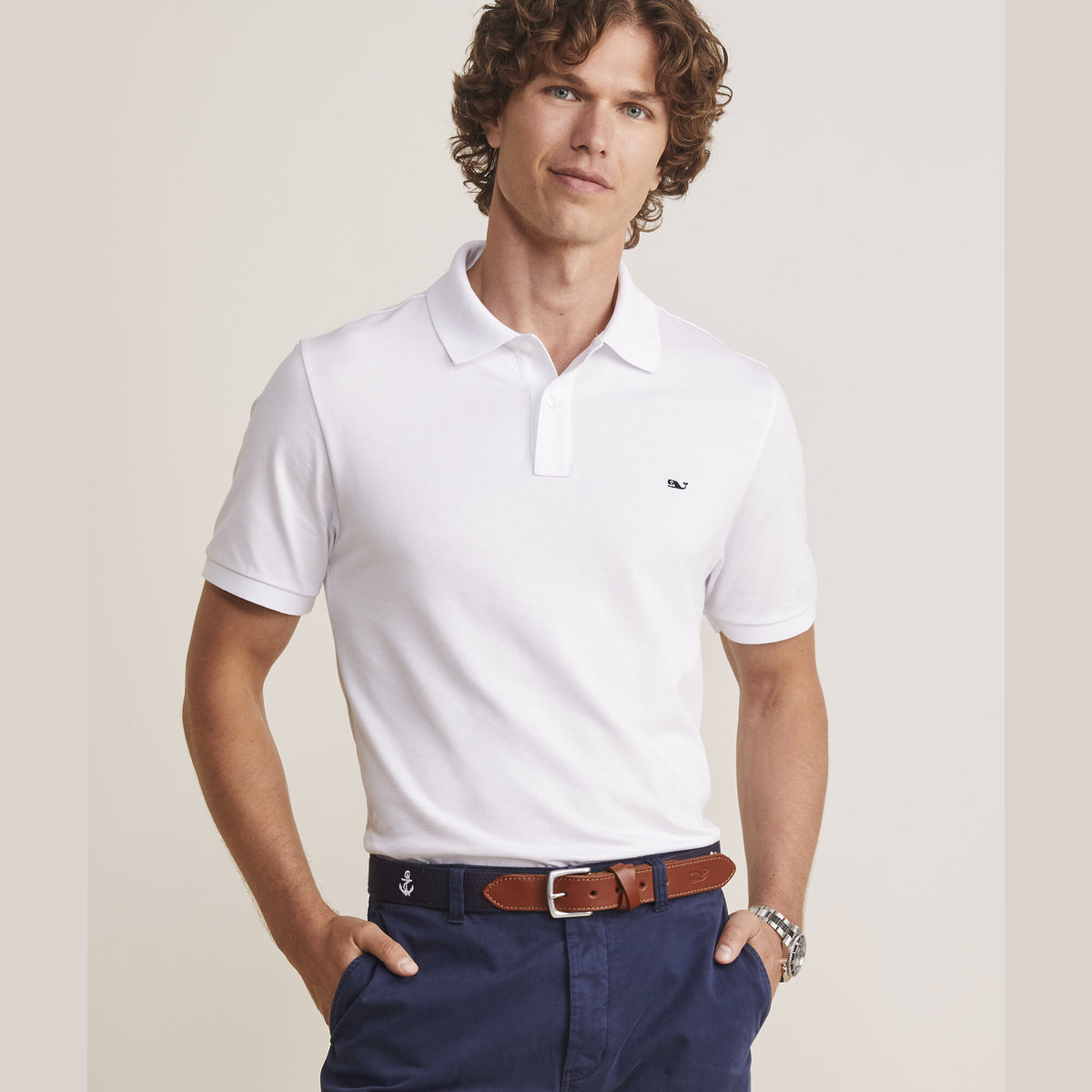 Vineyard Vines | Polo para hombre Edgartown Pique