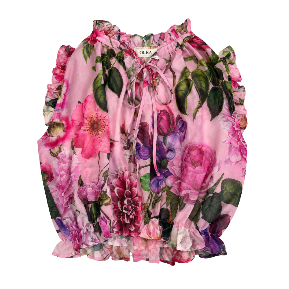 olea-blusa-satinada-sin-mangas-estilo-globo-volantes-estampado-rosas-rosa