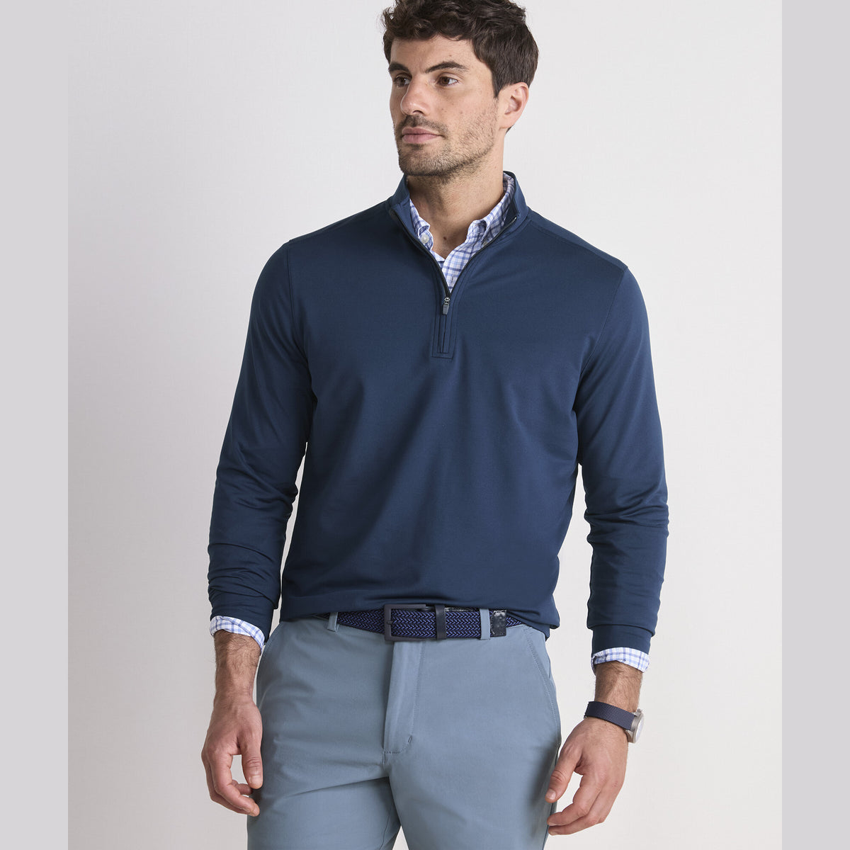Vineyard Vines | Pulóver con medio cierre Clubhouse Performance