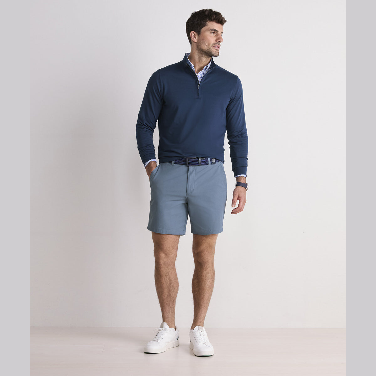 Vineyard Vines | Pulóver con medio cierre Clubhouse Performance