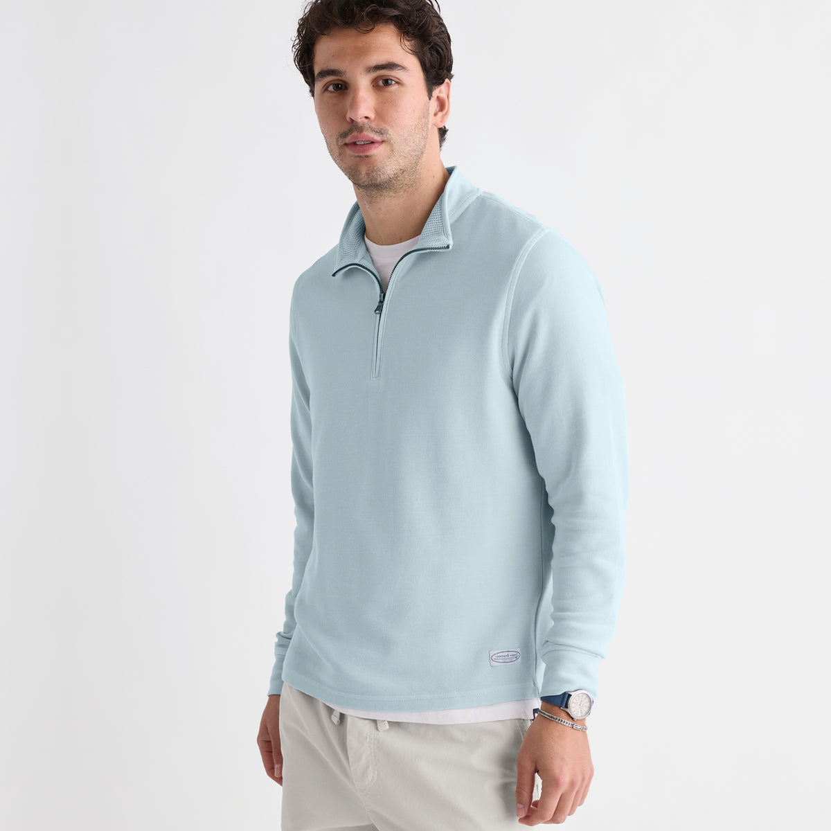 Vineyard Vines | Suéter con cierre de un cuarto Coastline para hombre