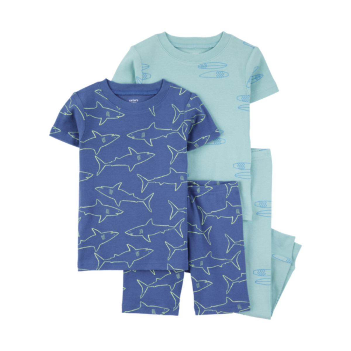 Carter&#39;s | Pijama de algodón Tabla de surf 4 piezas