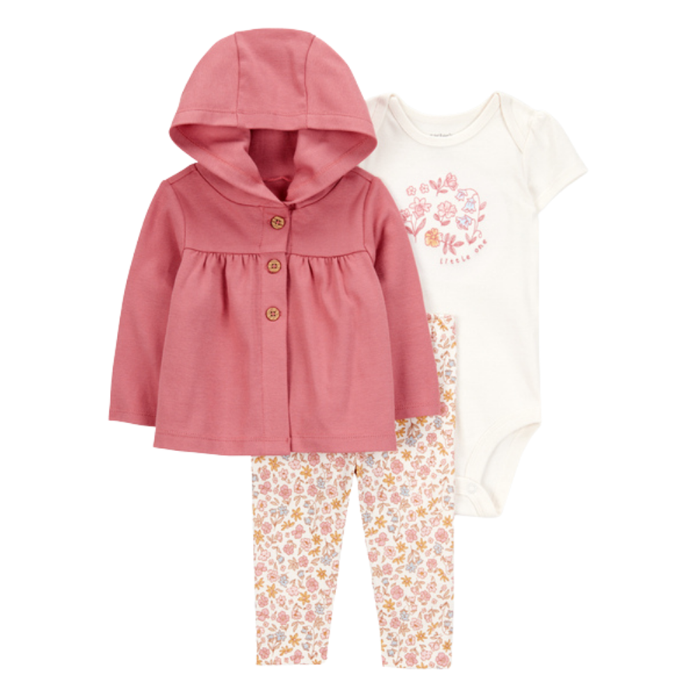 Carter's | Conjunto de 3 Piezas con Chaquetita