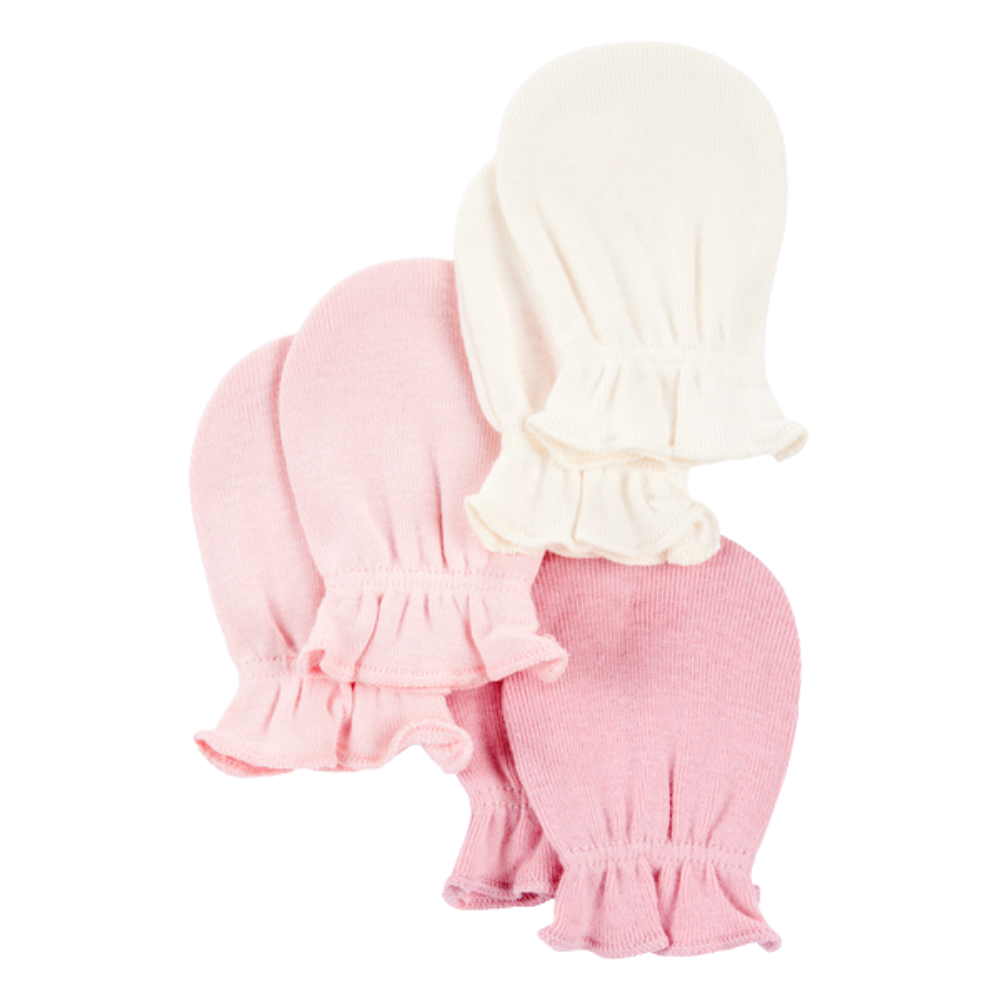 Carter's | Paquete de 3 Guantes para Niña Bebé