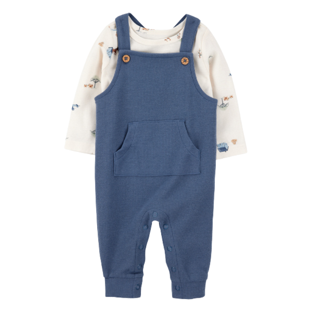 Carter's | Conjunto de Camiseta Manga Larga y Body Gofre
