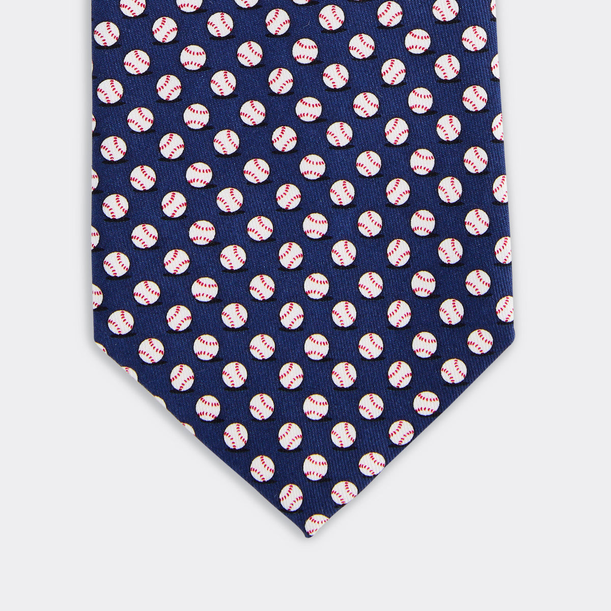 Vineyard Vines | Corbata de seda Micro Baseball Geo para hombre