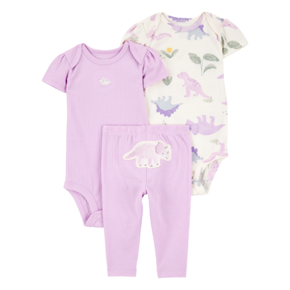 Carter's | Conjunto de 3 Piezas con Dinosaurios