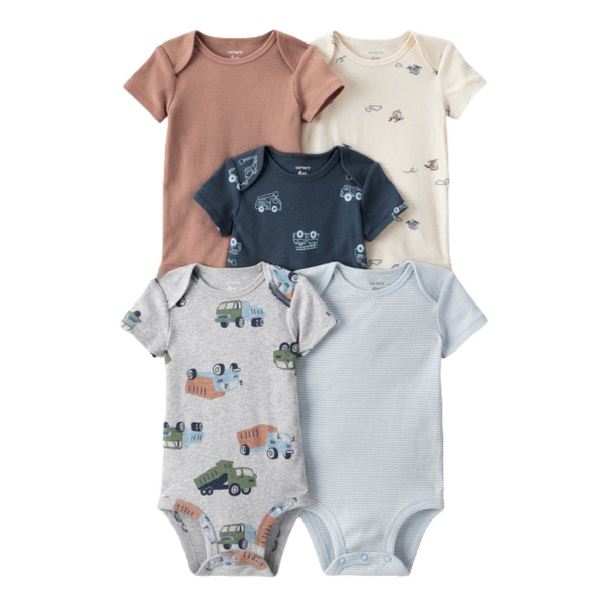 Carter&#39;s | Packs de Body con estampado de construcción