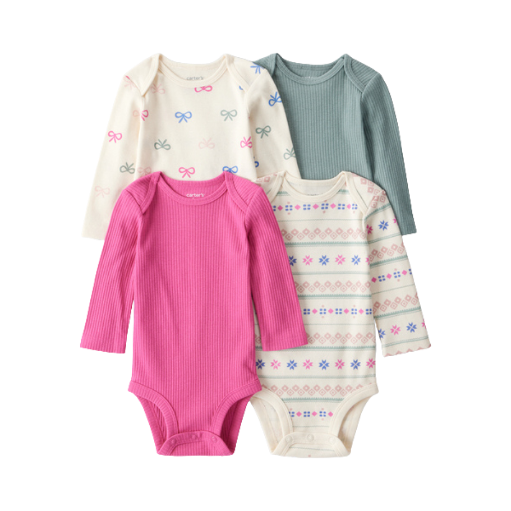 Carter's | Pack de 4 Bodysuits  Kids