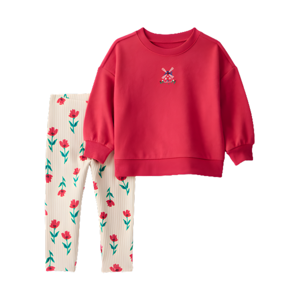 Carter's | Conjunto de Sudadera y Pantalón con Estampado Floral