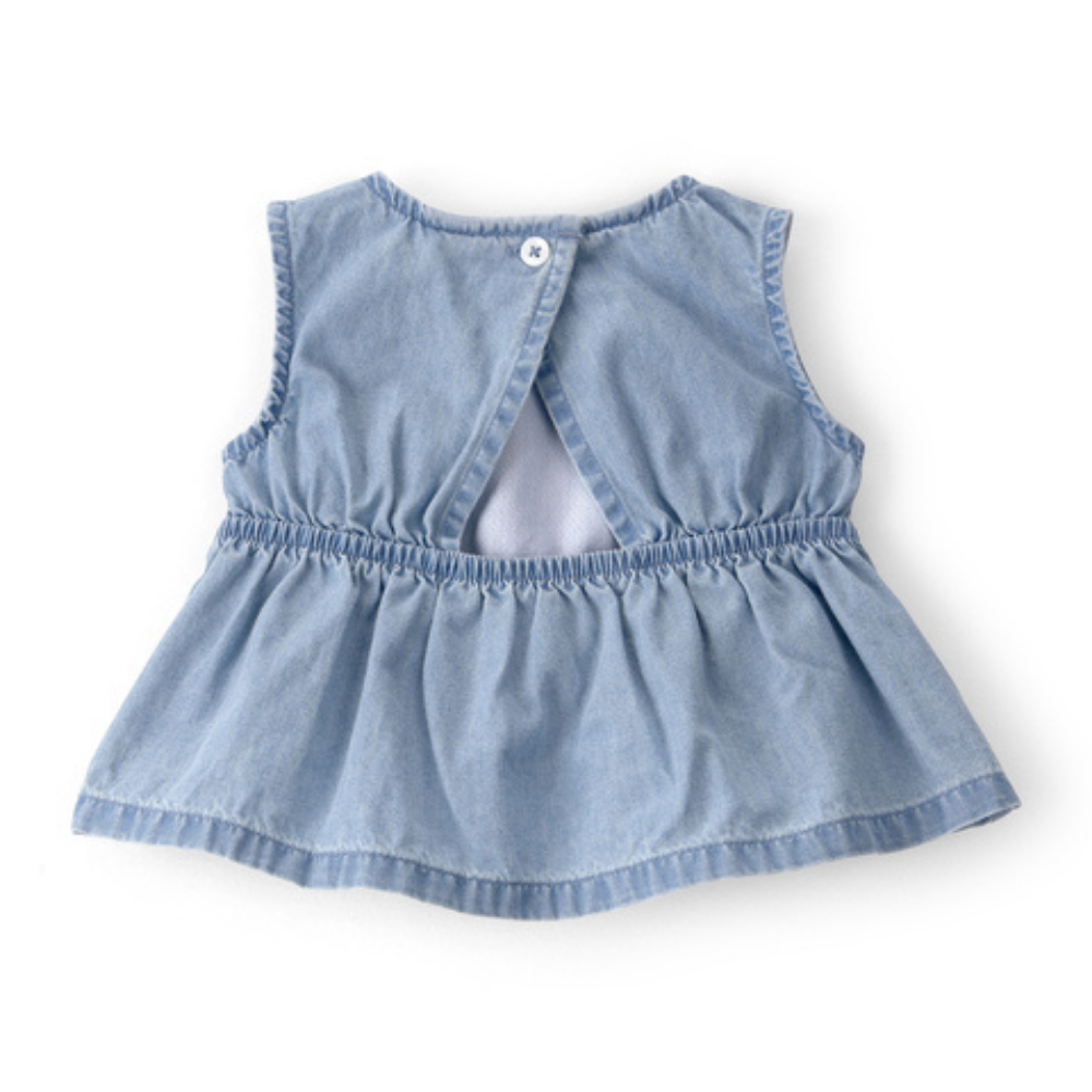 Carter's | Conjunto de 3 Piezas en Chambray sin Mangas