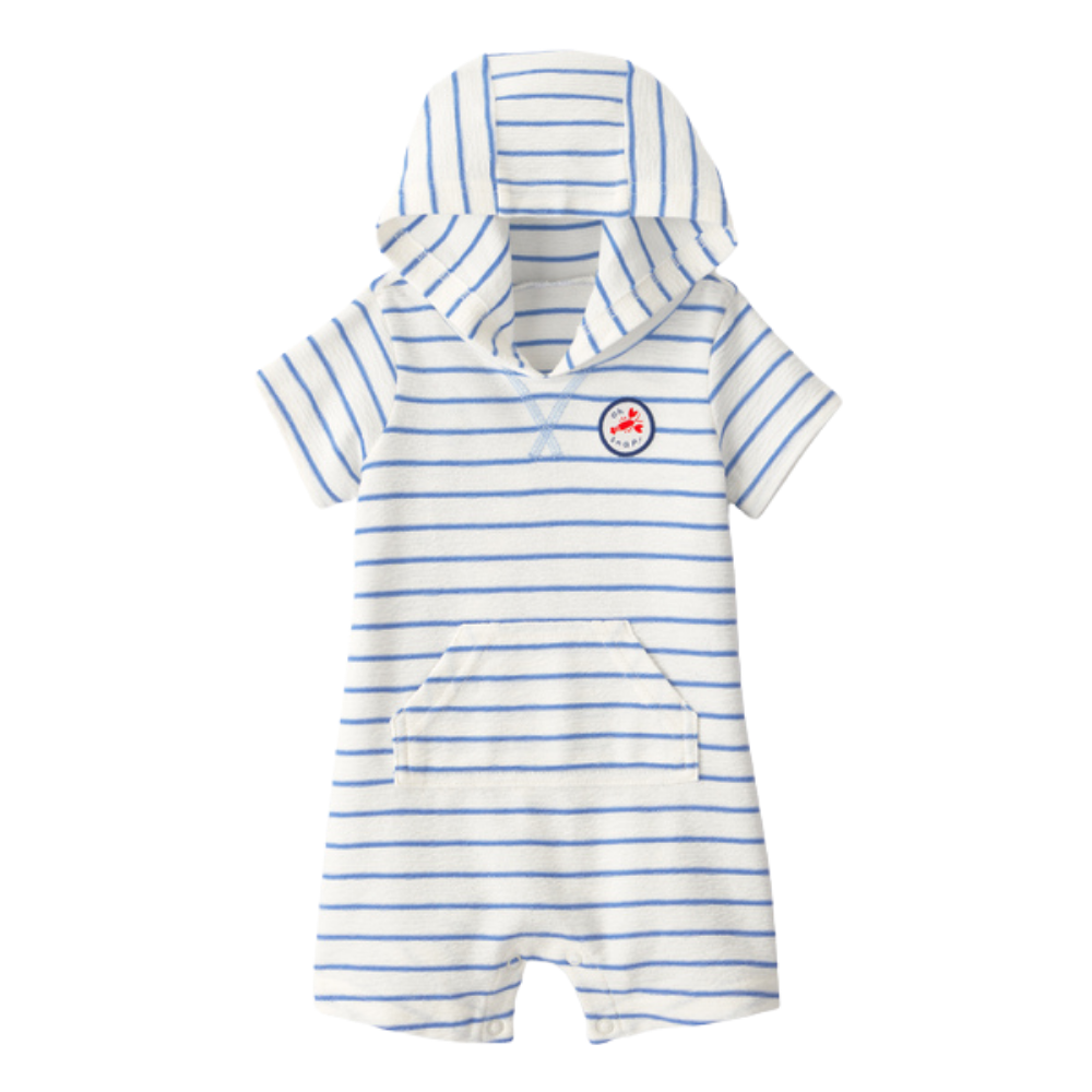 Carter's | Body con Capucha y Mangas Cortas con Rayas