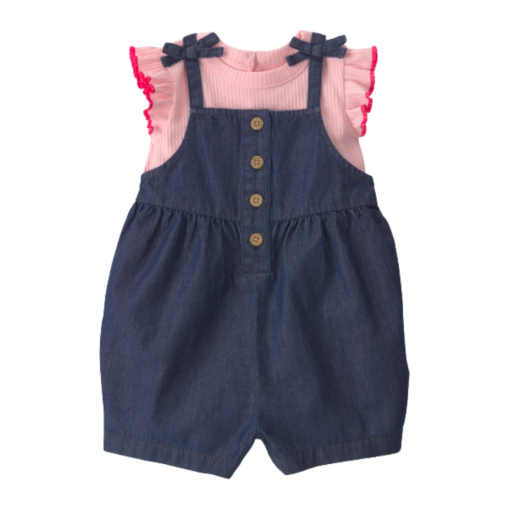 Carter's | Conjunto de 2 Piezas con Body de Cambray