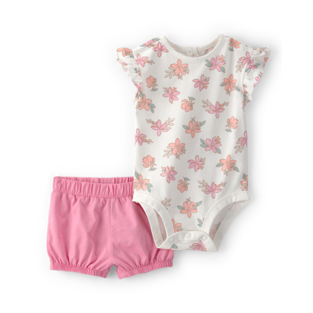 Carter's | Conjunto de 2 Piezas con Estampado Floral