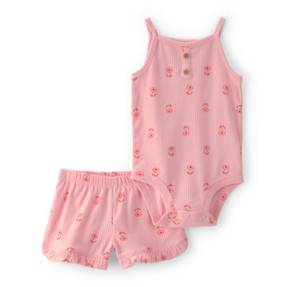 Carter's | Conjunto de Body Sin Mangas y Pantalones Cortos