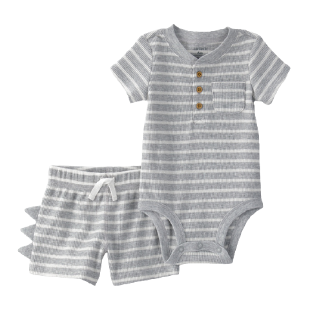 Carter's | Conjunto de 2 Piezas con Estampado de Dinosaurios