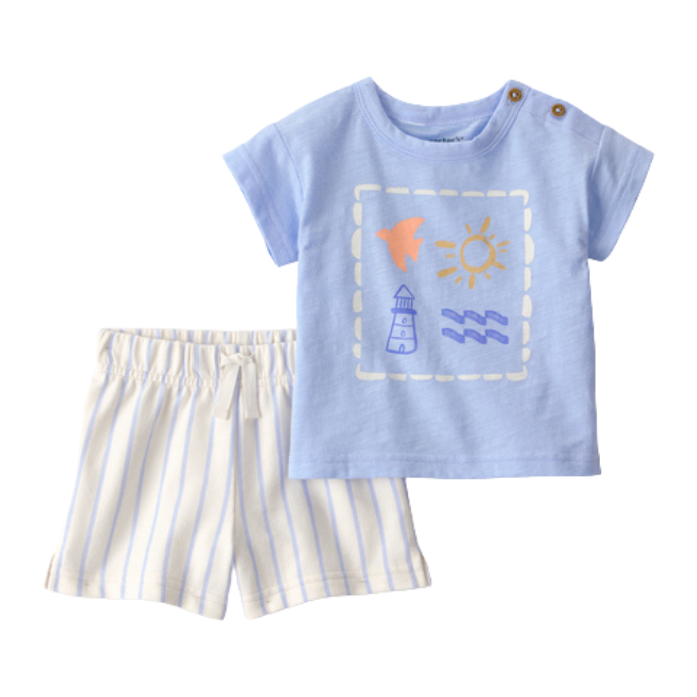 Carter's | Conjunto de 2 Piezas con Camiseta y Pantalón