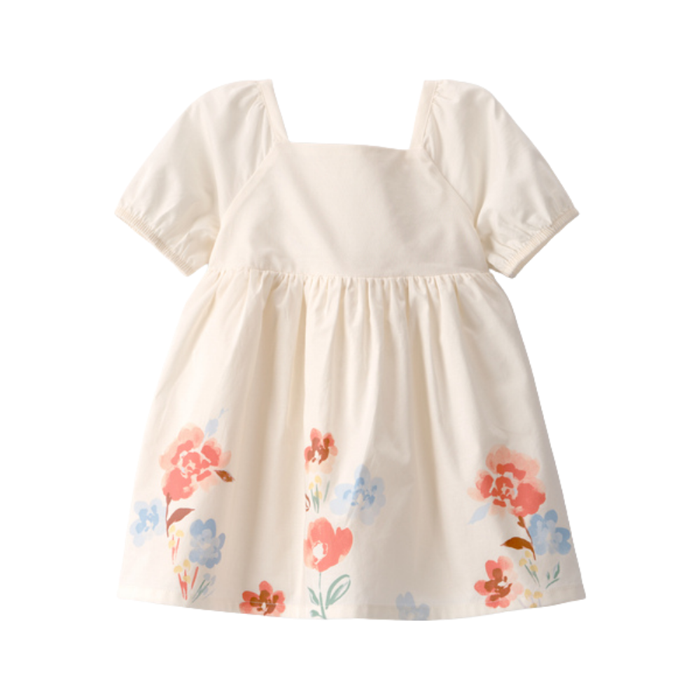 Carter's | Vestido Floral con Mangas Abullonadas