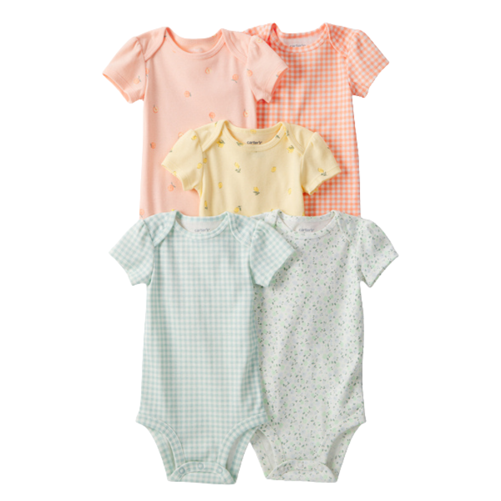 Carter's | Pack de 5 Bodys con Motivos de Frutas