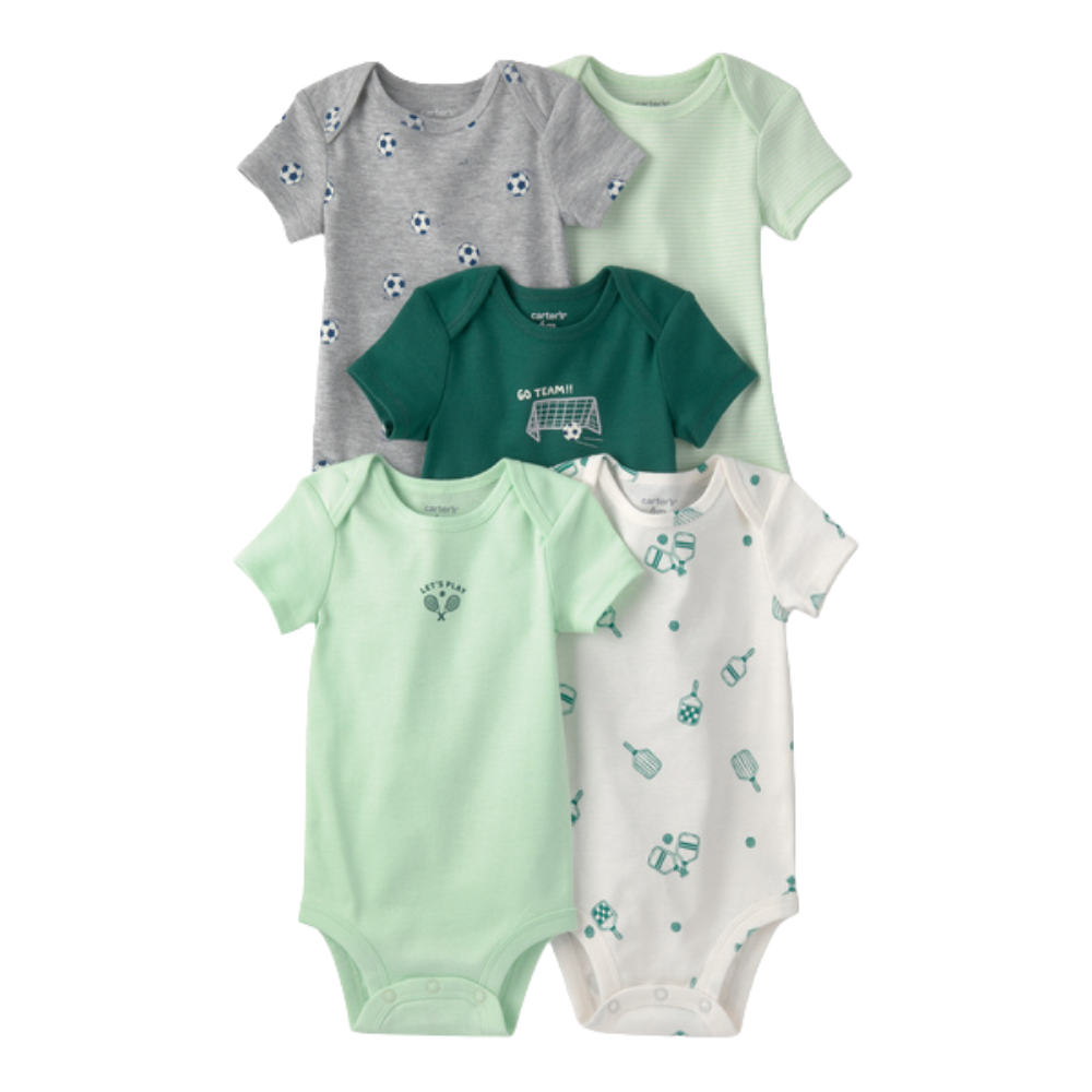 Carter's | Pack de 5 Bodies Deportivos