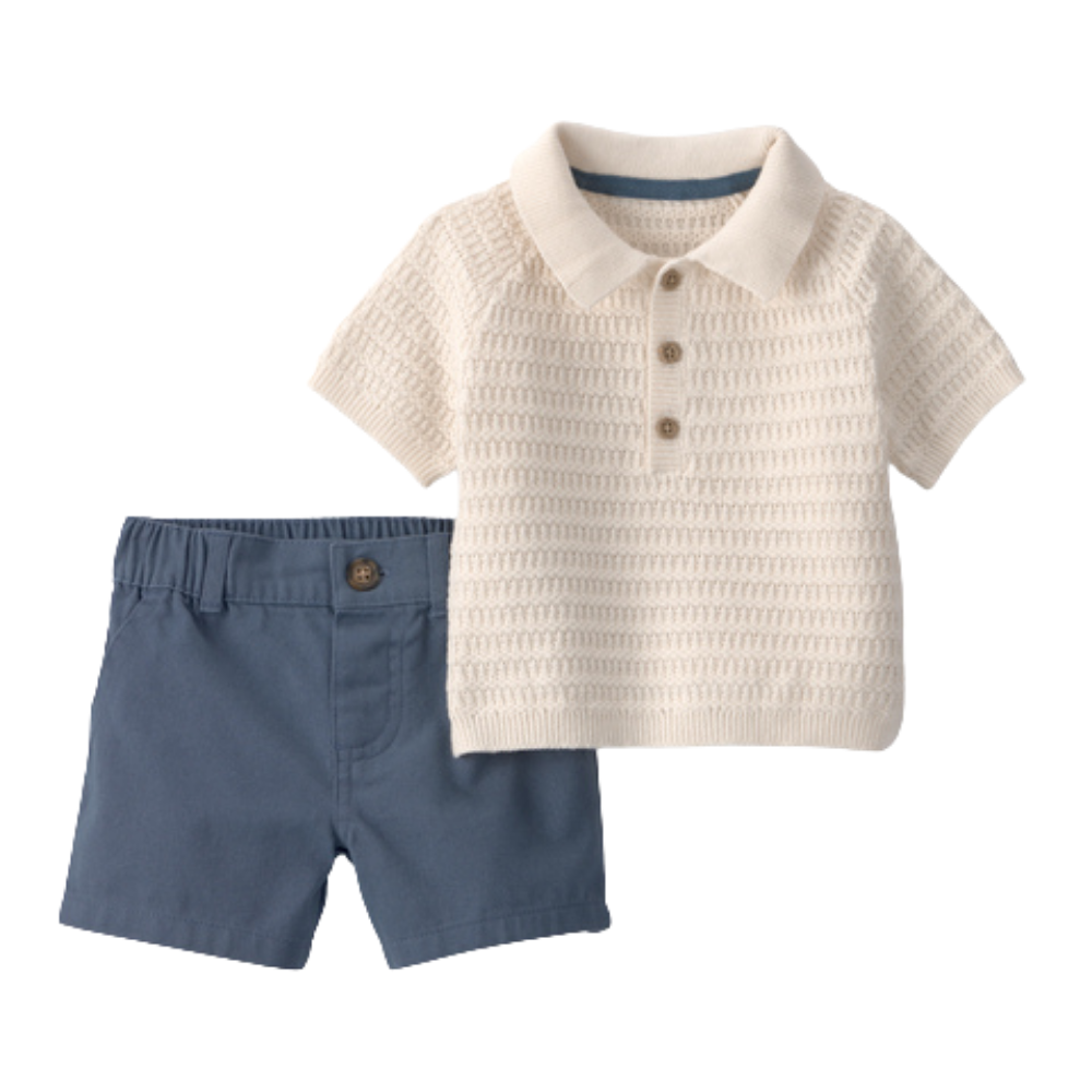 Carter's | Conjunto con Camisa con Cuello y Pantalones