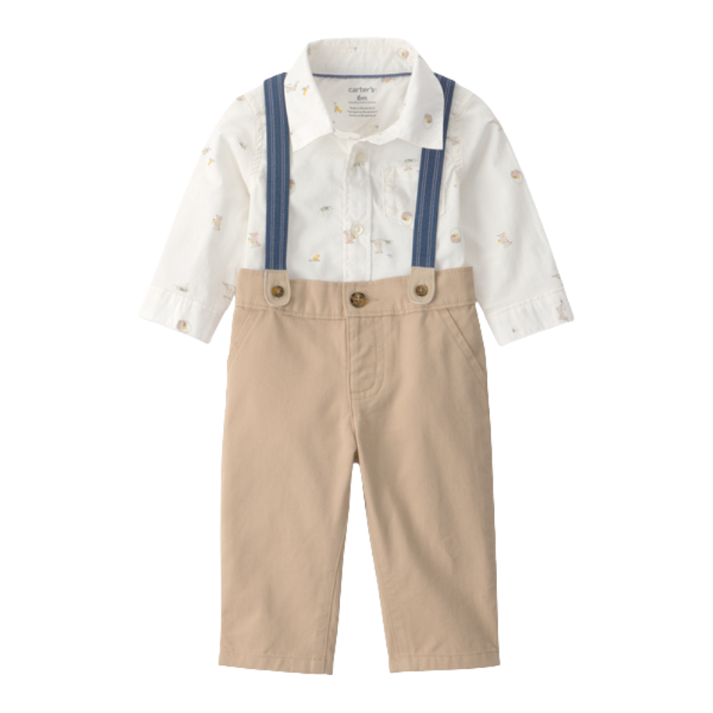 Carter's | Conjunto de Body y Pantalón con Tirantes