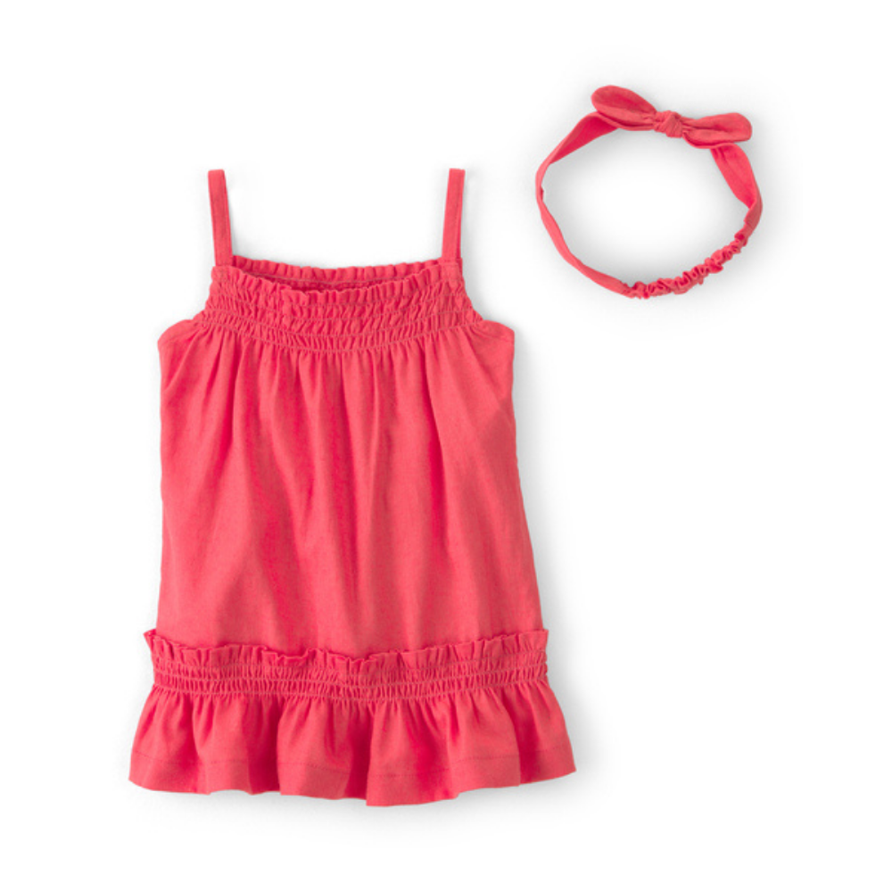 Carter's | Conjunto de Vestido sin Mangas de Lino
