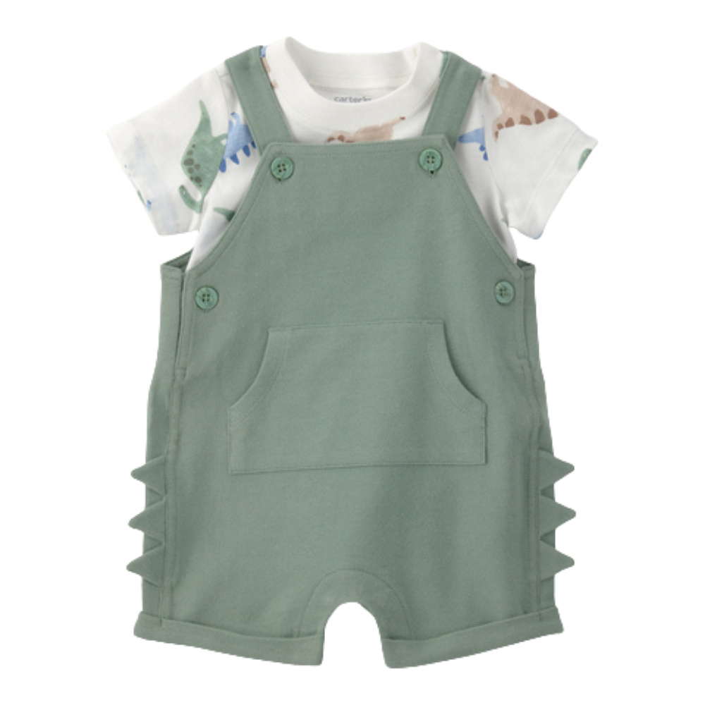 Carter's | Conjunto de 2 Piezas de Overol Estampado